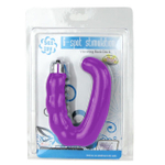 Женский массажер для G-точки и клитора G-spot stimulation (Цвет: фиолетовый)