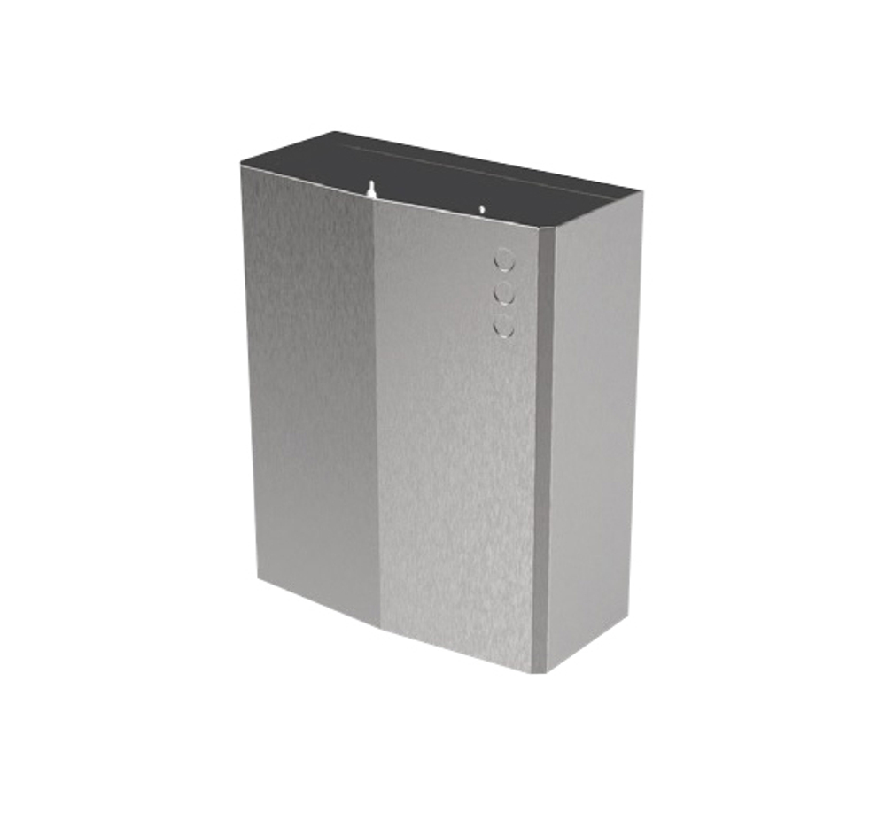 Контейнер для мусора настенный без крышки 23 л. нерж. сталь EVO 14077.EVO.S матовый