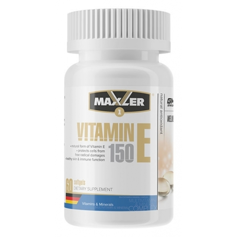 Vitamin E Natural 60 капс. (Maxler)