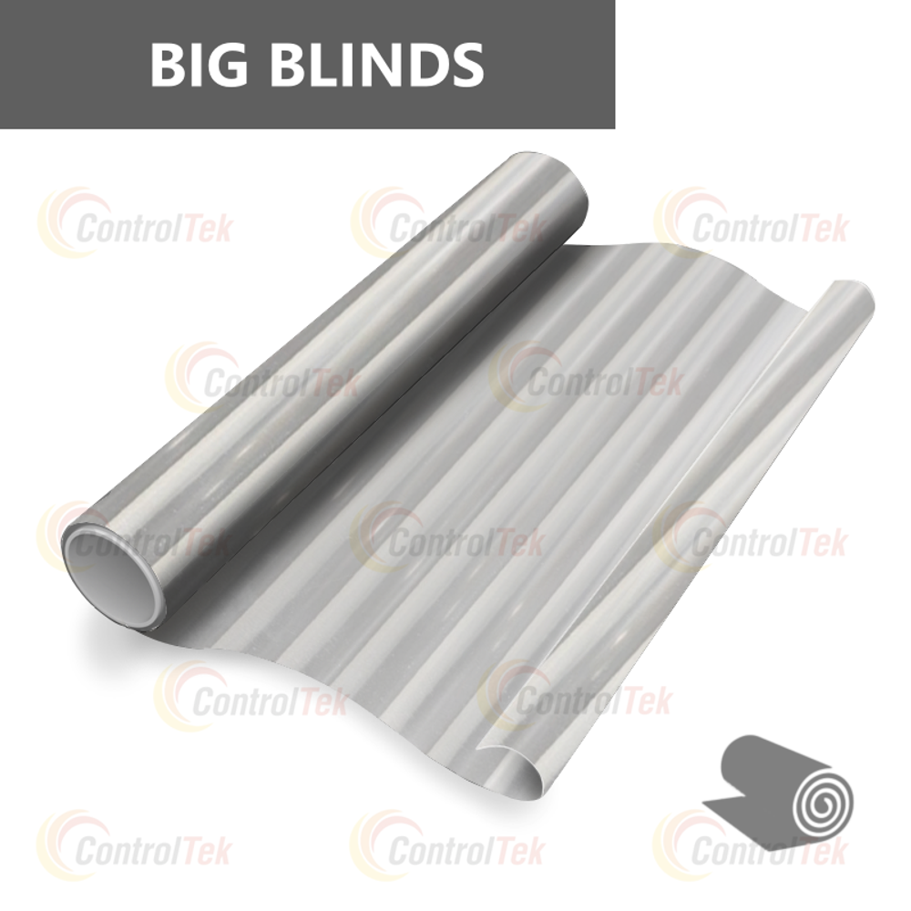 Пленка для окон декоративная BIG BLINDS ControlTek, рулон (ширина рулона 1,524 м.)