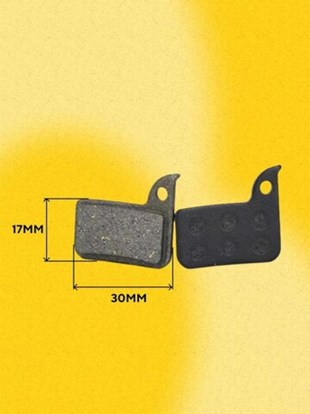 Тормозные колодки для электросамоката, велосипеда (в форме утюга, ширина 30 мм) G-036