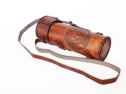 Nautical Подзорная труба в кожаном футляре