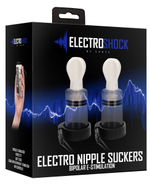 Помпы для сосков с электростимуляцией Electro Nipple Suckers (Цвет: прозрачный)
