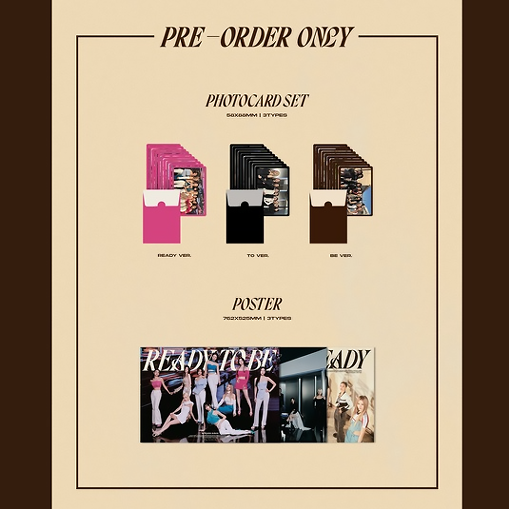 Альбом TWICE - READY TO BE (12TH MINI ALBUM)