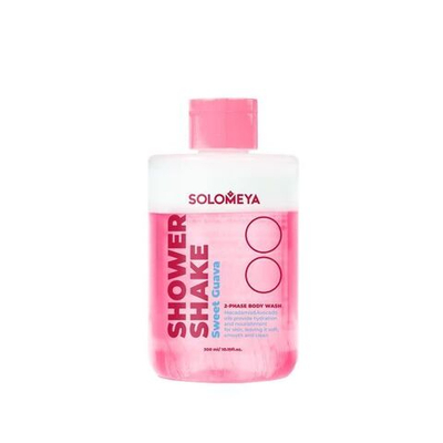 [SOLOMEYA] Гель-шейк для душа Сладкая Гуава Shower shake Sweet Guava 300 мл