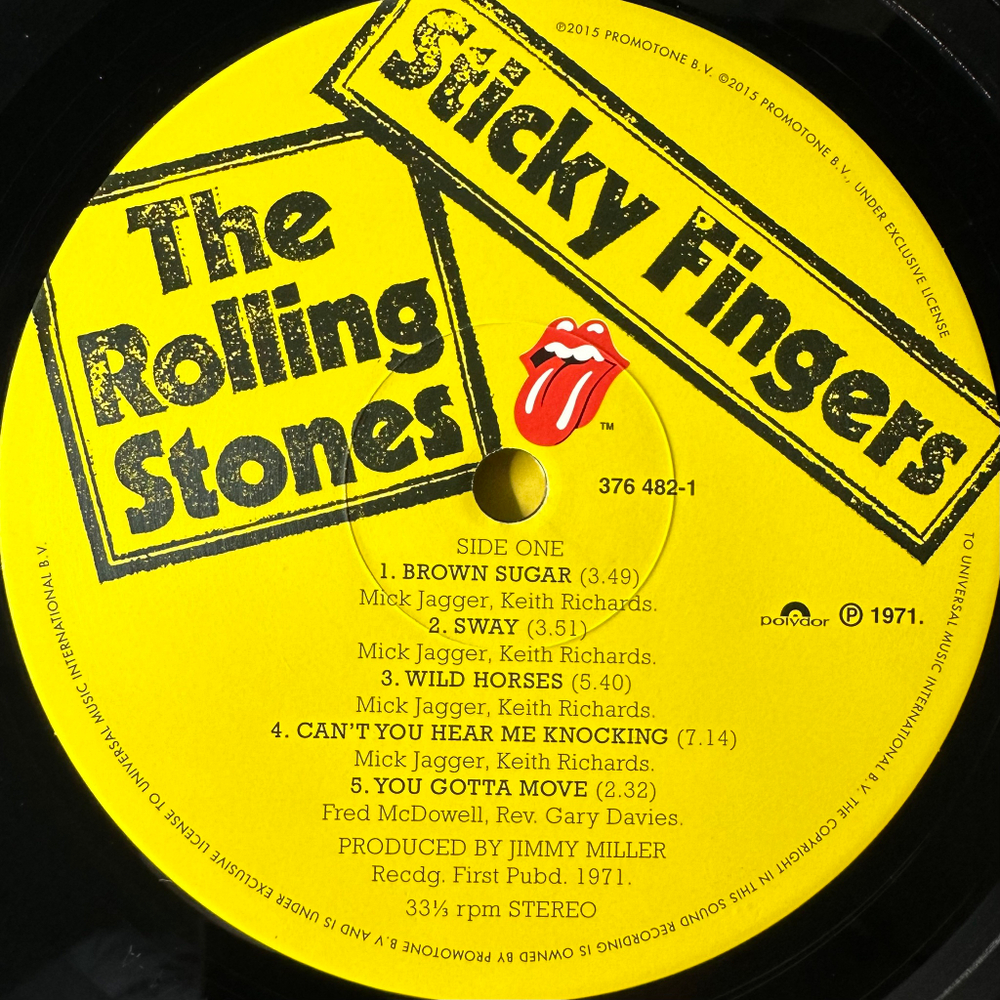 The Rolling Stones ‎– Sticky Fingers 2LP (Англия 2015г.)