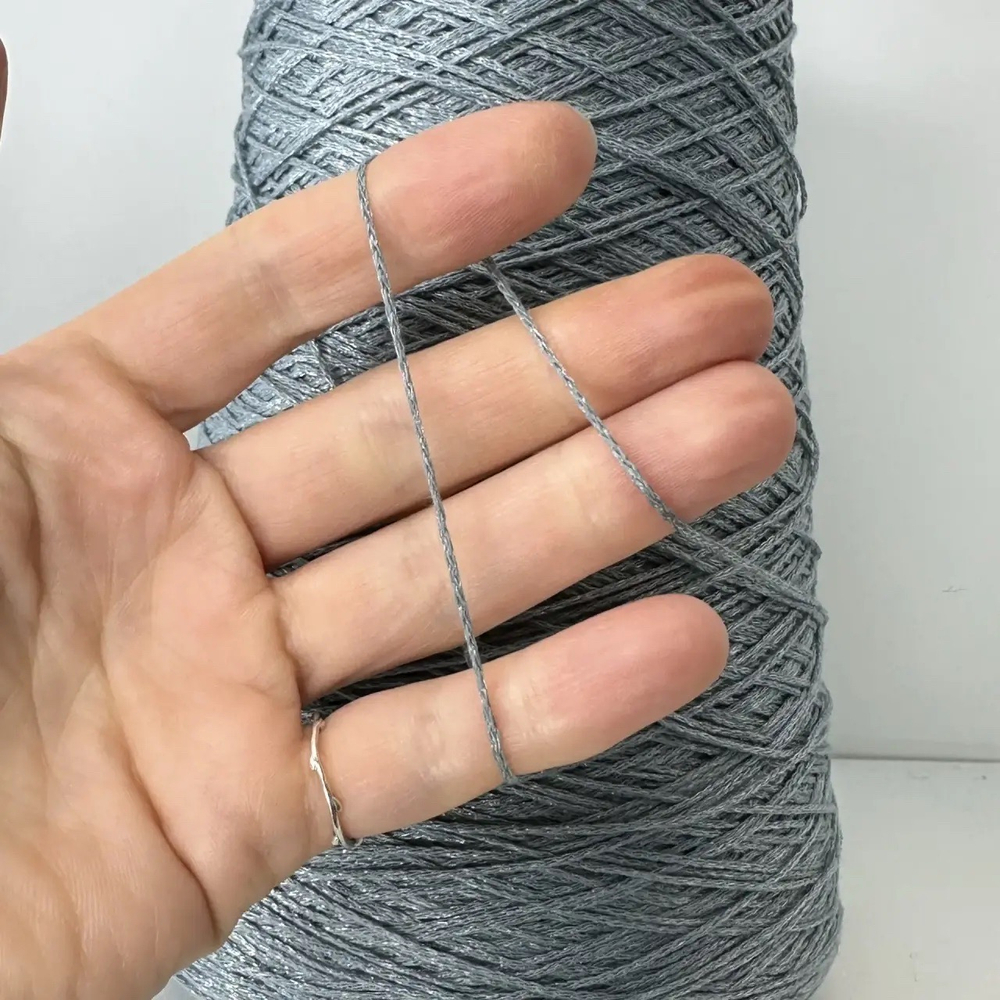 GALAXY - LANIFICIO dell' OLIVO; вискоза, люрекс; 400м/100гр; шнурок; цвет: пыльно-голубой; S715