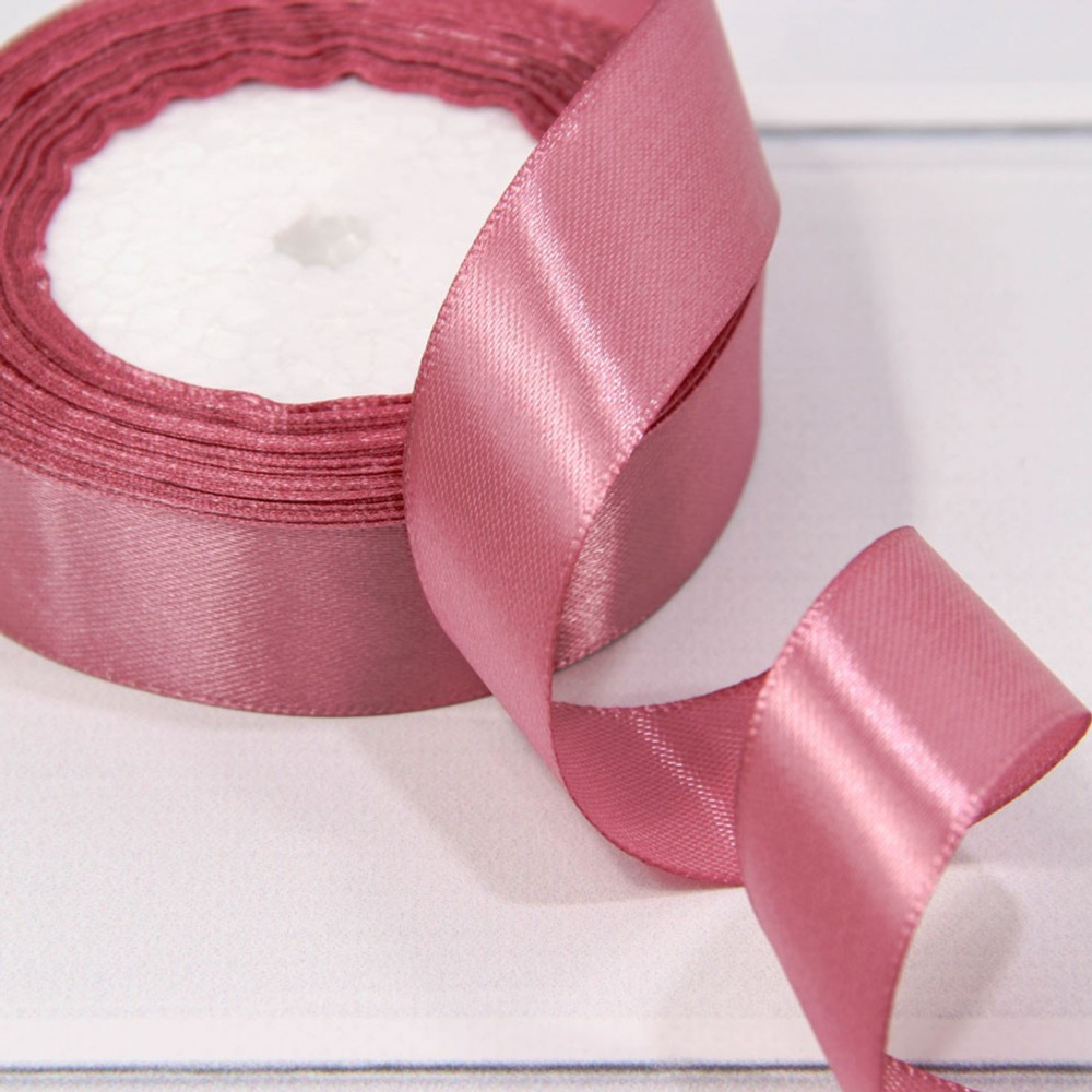 Лента Атласная 2,5см х 28м Сатин (Лиловый)