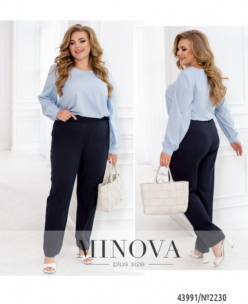 Брюки 2230-синий Minova