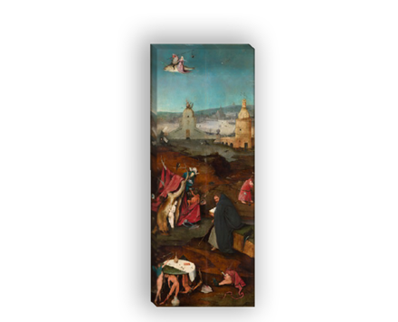 "Искушение св. Антония. Правая часть", Босх, И., картина для интерьера (репродукция)