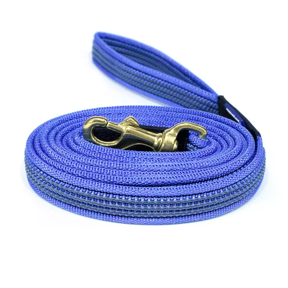 Поводок плавающий нескользящий кинологический для собак (25 мм)
