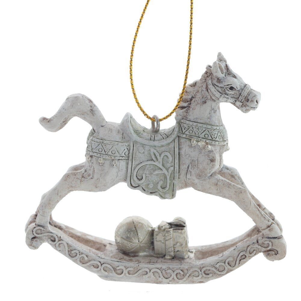 GAEM Украшение новогоднее "Лошадка-качалка", L8,5 W2 H7,5 см