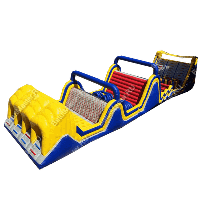 Коммерческая надувная полоса препятствий "Зона экстрима" 20,5*5*4,5 м