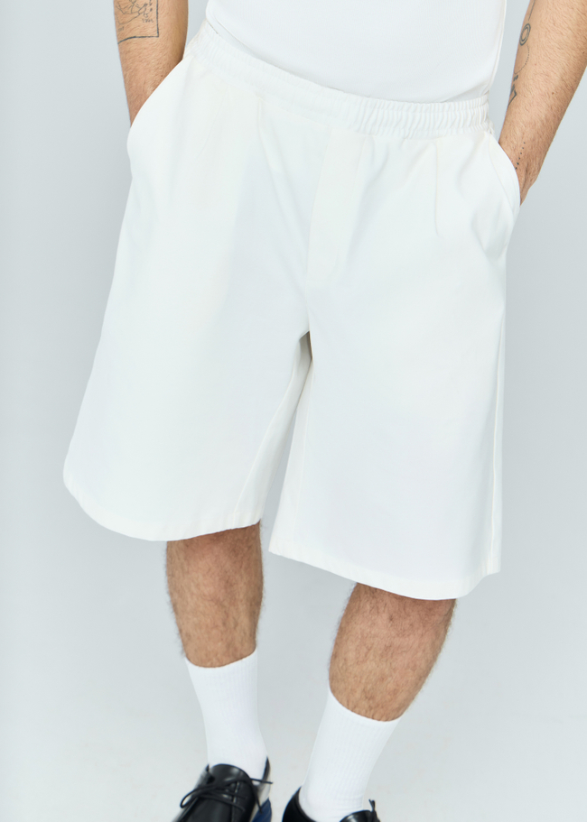 Шорты на резинке | white
