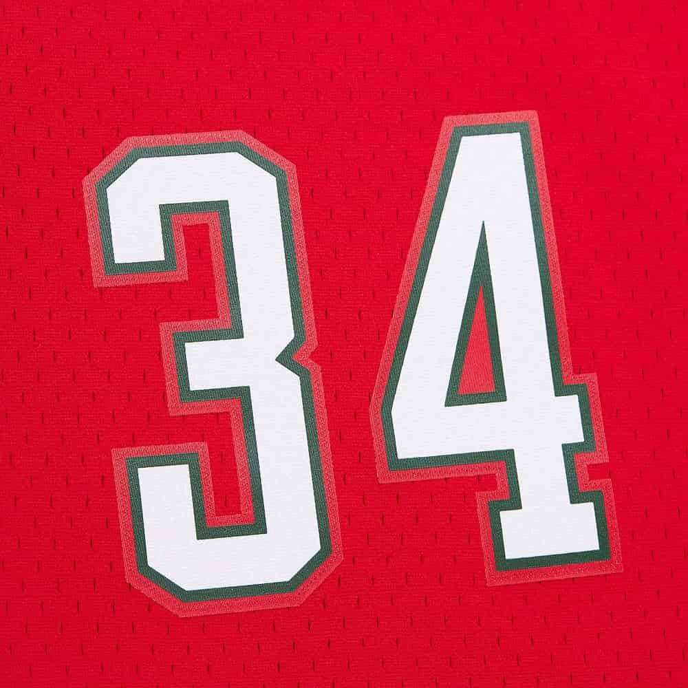 Баскетбольная джерси Mitchell&Ness NBA Authentic Jersey 2014/15 Milwaukee Bucks Giannis Antetokounmpo Red