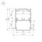 Профиль встраиваемый Arlight SL-Linia52-3L-F-2000 Anod Black 044685