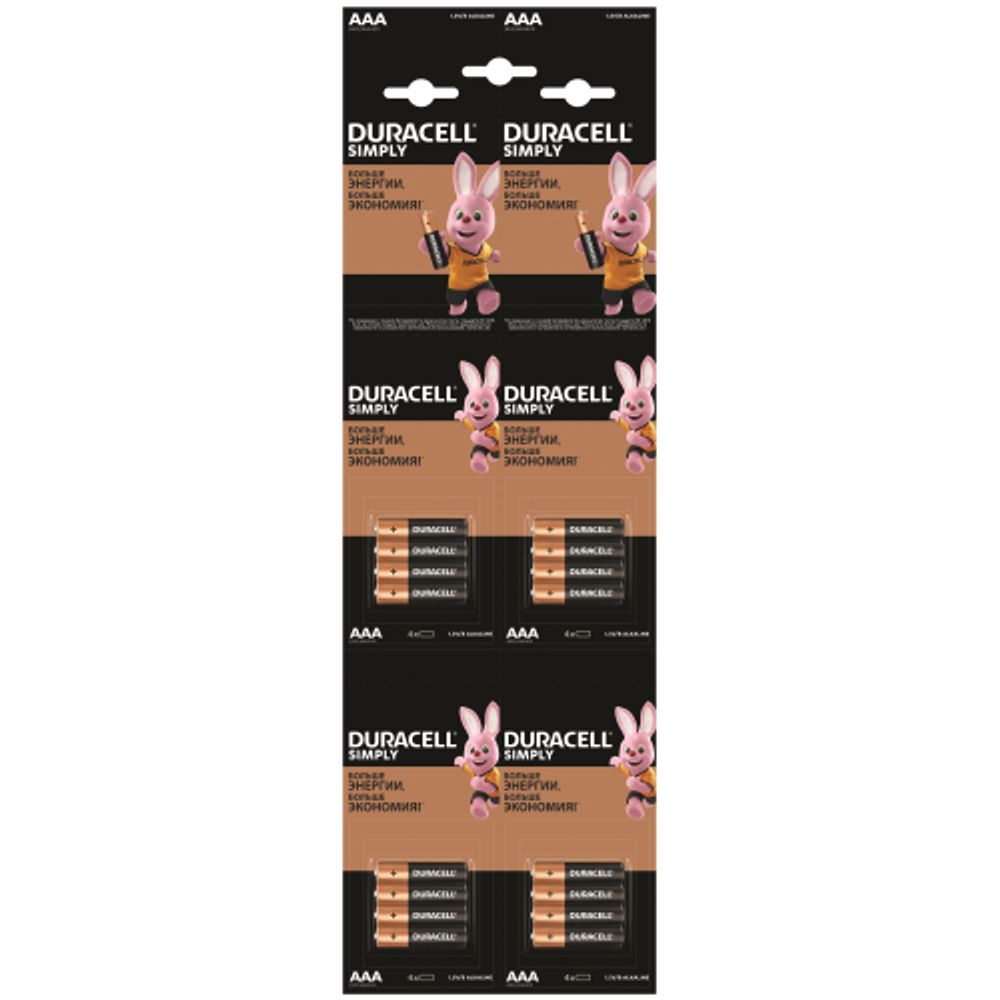 5009140/5008102 Duracell LR03-4BL BASIC 4*4 | Duracell