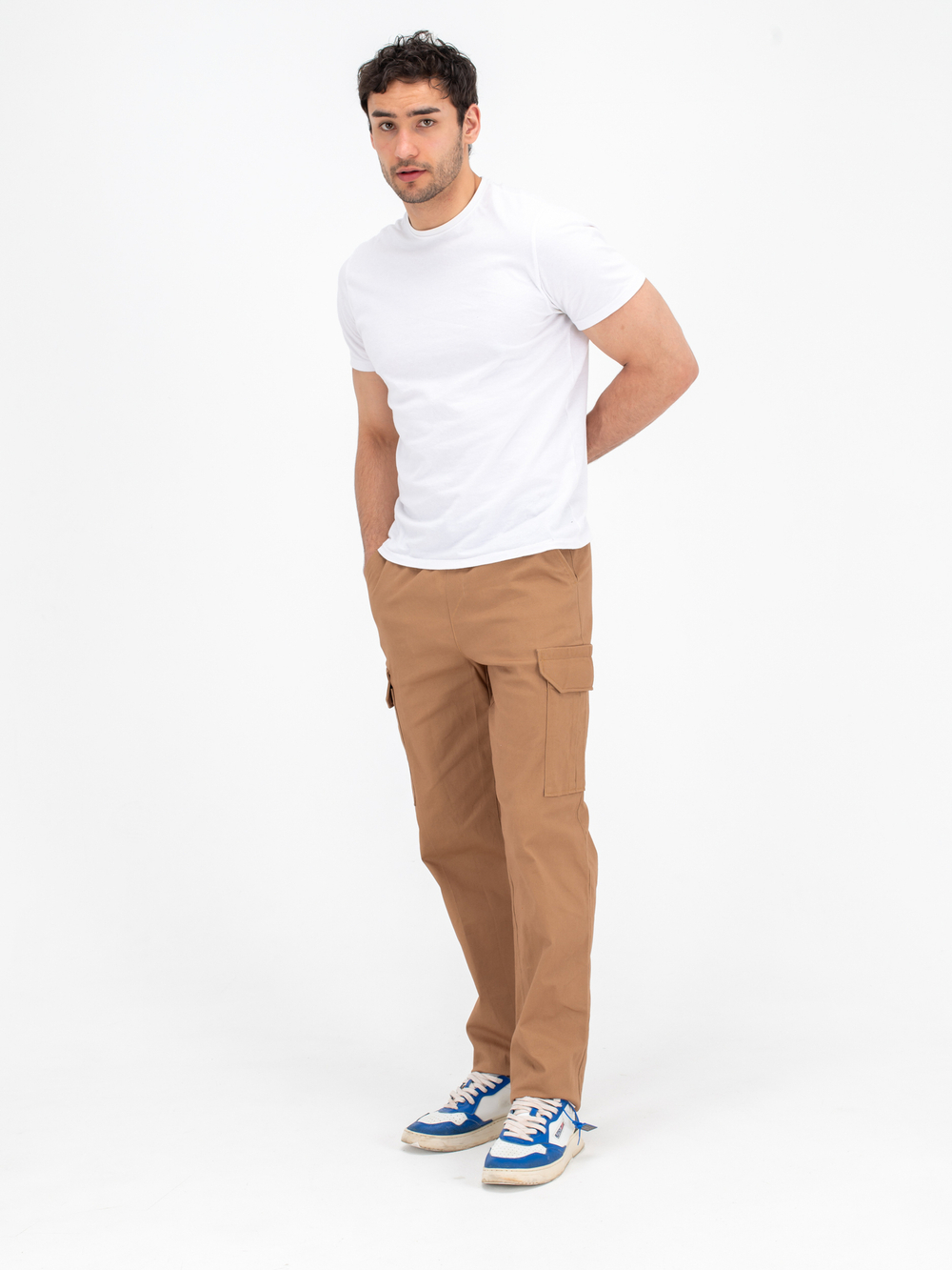 Карго джоггеры прямые. Кэиел