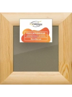 Деревянная рама 35x35 для постера и фотографий сеч. 60x18