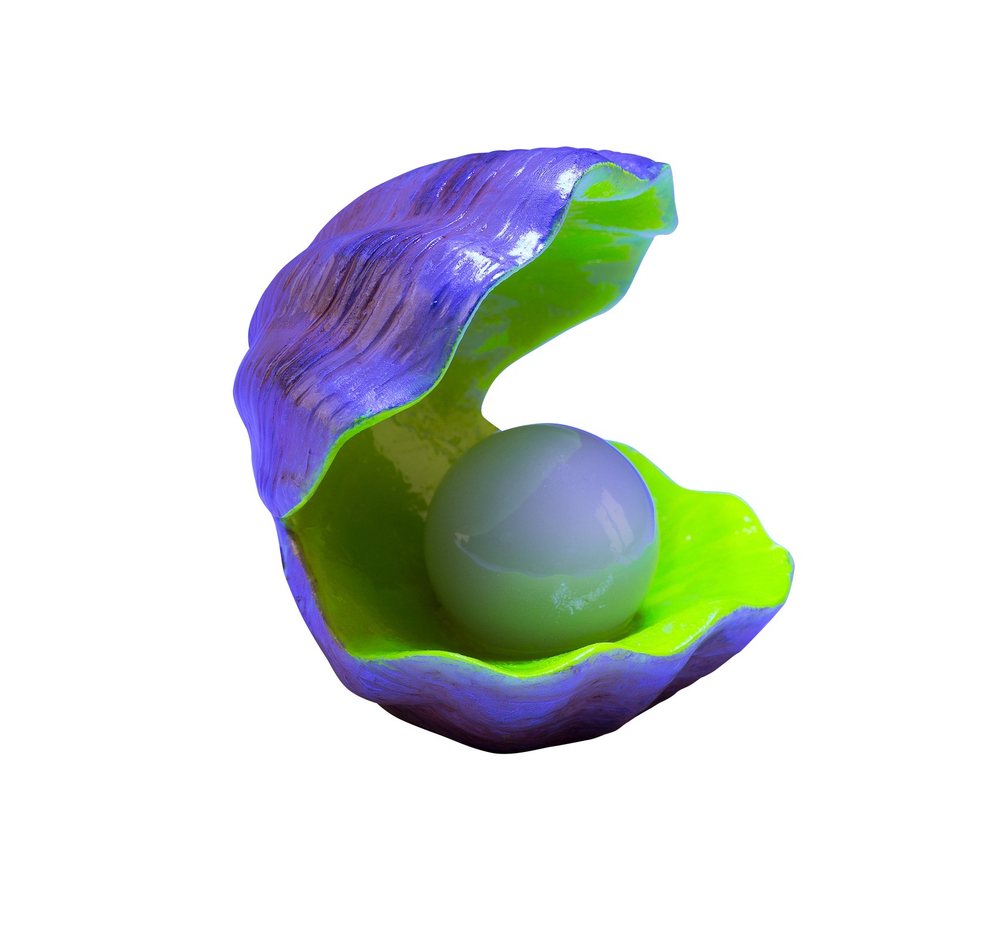 Декорация С GLO-эффектом GLOFISH "Раковина-жемчужница" 7,62х8,13х8,13
