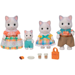 Sylvanian Families - Семья кошек цвета латте 5738 / артикул   5738  / GTIN 5054131057384