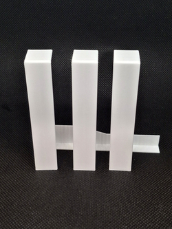 Соединитель для плинтуса 65x15 мм, стык пластиковый - 4 шт.