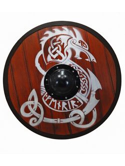 Nautical Щит викингов круглый "Фенрир"