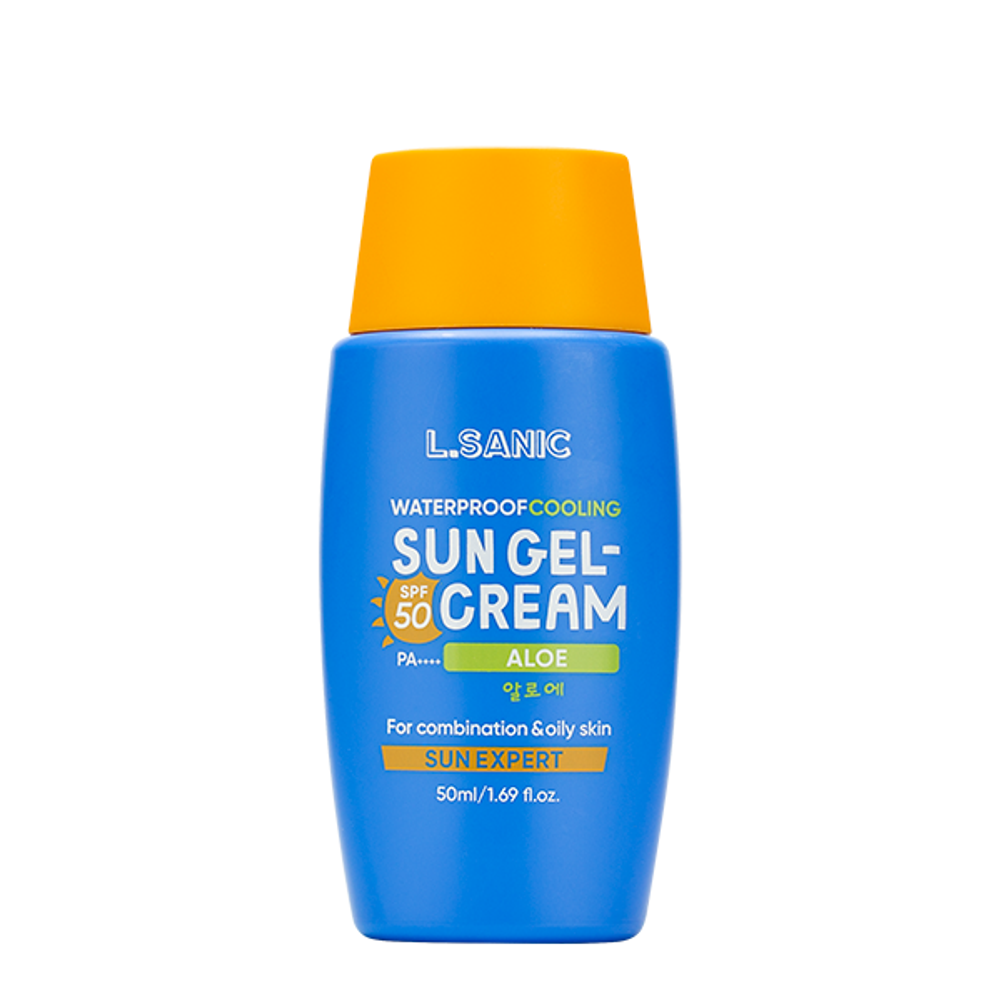 Крем солнцезащитный c экстрактом алоэ L.SANIC Sun Gel Cream Aloe SPF 50 PA++++ 50 мл