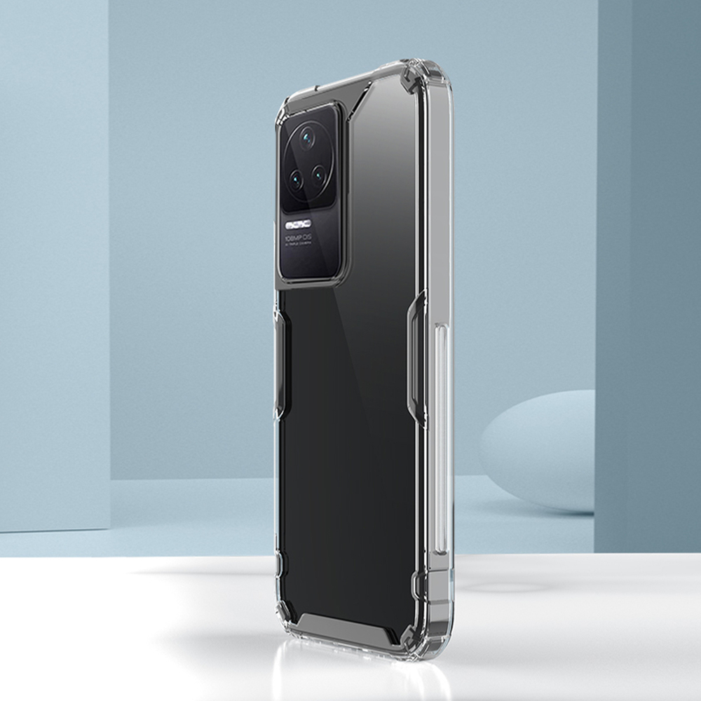 Усиленный прозрачный чехол от Nillkin для Xiaomi Poco F4 5G и Redmi K40S, серия Nature TPU Pro Case
