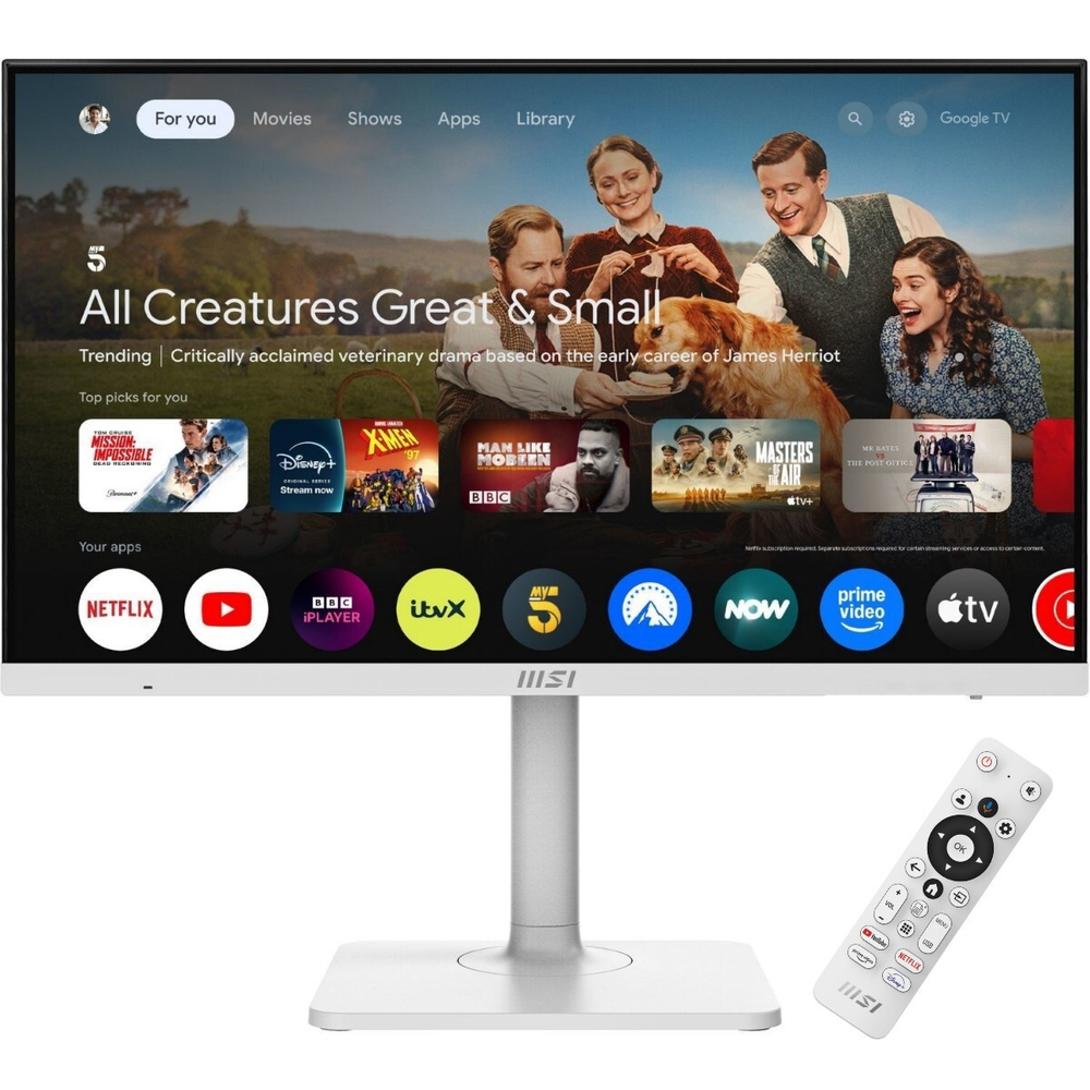 Монитор MSI Modern MD272UPSW 27" 16:9 UHD (3840x2160) IPS Flat, 4ms, 60Hz, White