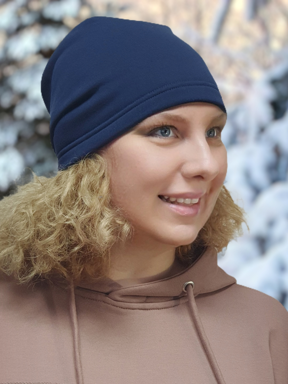 Шапка МИШЕЛЬ хлопковая утепленная