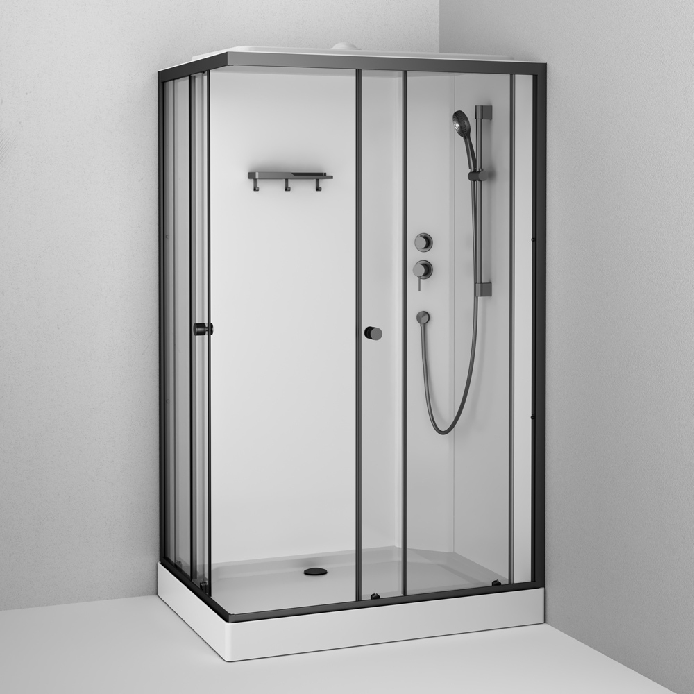 Душевая кабина, прямоугольная, 120x90 см, без гидромассажа AM.PM X-Joy W94C-403-12090BT