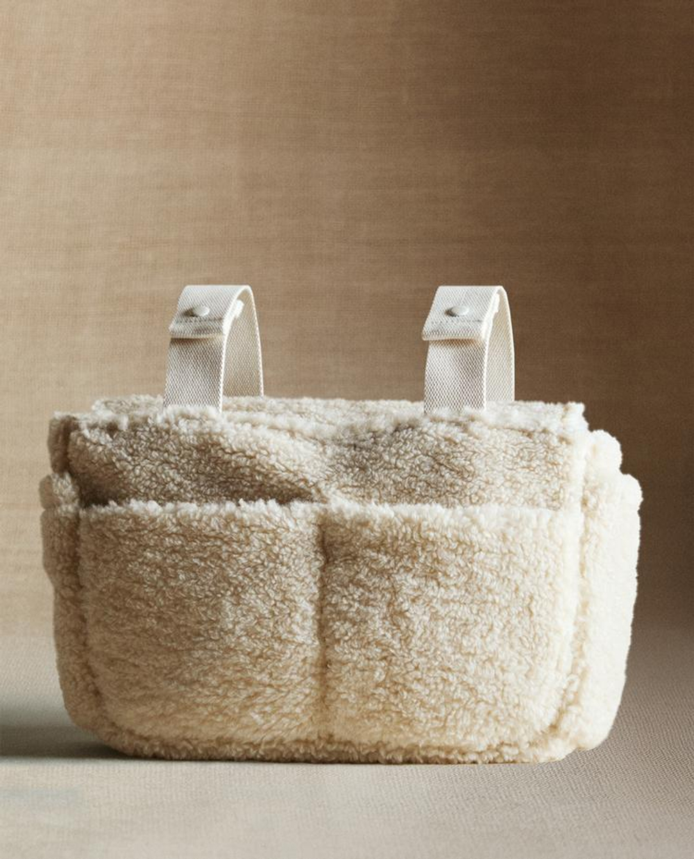 ZARA HOME СУМКА С КРЕПЛЕНИЯМИ ДЛЯ КОЛЯСКИ, ЭКРЮ