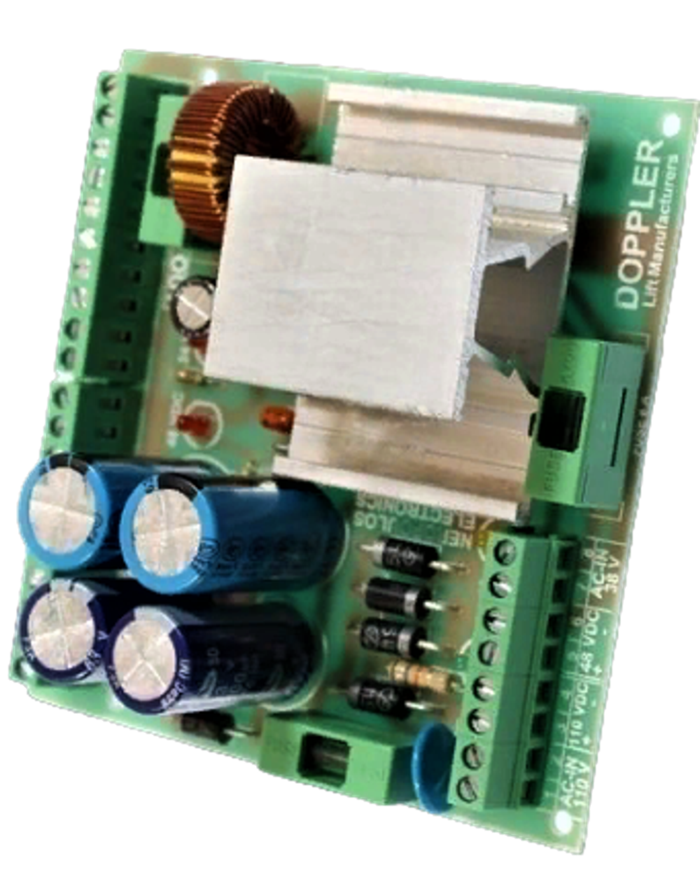 Плата питания D-PSM24 (0-380-115V/0-24(2Α)0-48(4Α)/0-110(3Α))  DOPPLER.