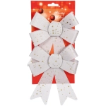 Бант на ёлку «Волшебство» (набор 2 шт) 13*17 см, Золото