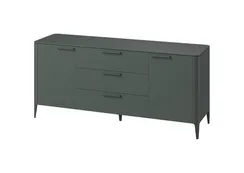 Тумба Type oak 2 двери 3 ящика (темно-серый)