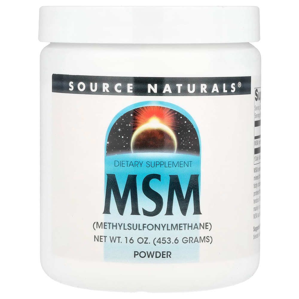 Source Naturals, МСМ в порошке, 453,6 г (16 унций)