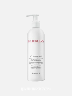 Очищающий флюид для проблемной, жирной и комбинированной кожи Cleansing Fluid for oily and combination skin, Biodroga, 190 мл