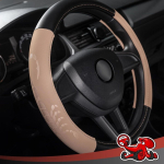 Оплетка на руль Black+Beige DSV, R99301, чер-беж