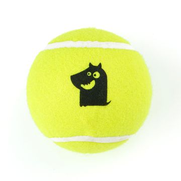 Mr.Kranch Игрушка для собак Теннисный мяч большой, желтый, 10см