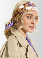 Платок «Пасхальное яйцо-часы Петушок»