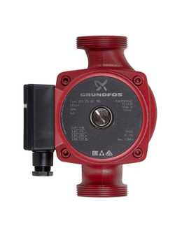 Насос циркуляционный GRUNDFOS UPS 25-80 EU, без гаек
