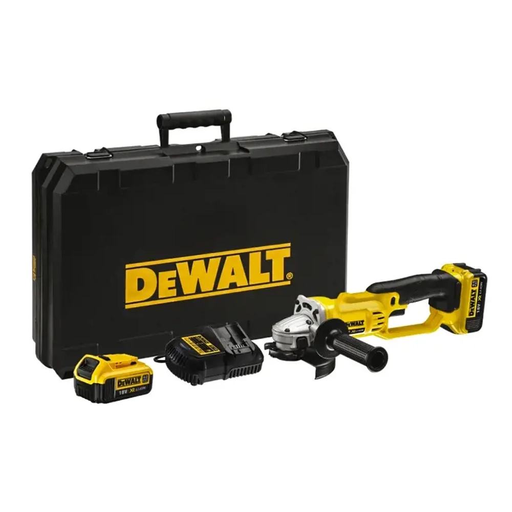 DeWalt DCG412M2DD-RK набор инструментов шуруповерт и угловая шлифмашина (2 x 4 Ач, ЗУ)