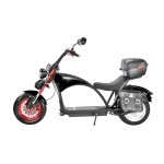 Электроскутер Citycoco WHITE SIBERIA Wild Wheel 3950W Черный