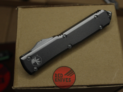 Нож Microtech Ultratech Tanto T/E A+++ - серая рукоять, клинок апокалиптик