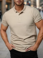 Футболка поло с коротким рукавом хлопок
