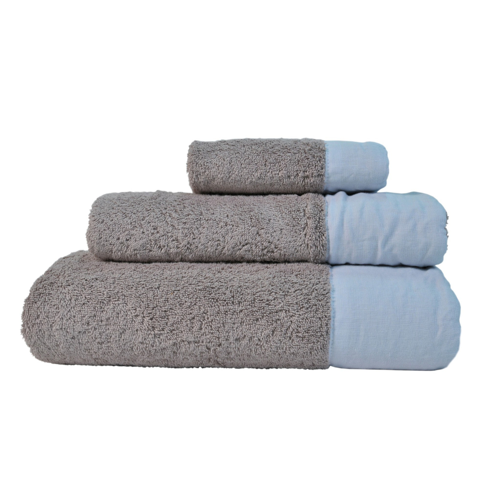 Полотенце 70х140 L'appartement Hampton с голубым светло-коричневое