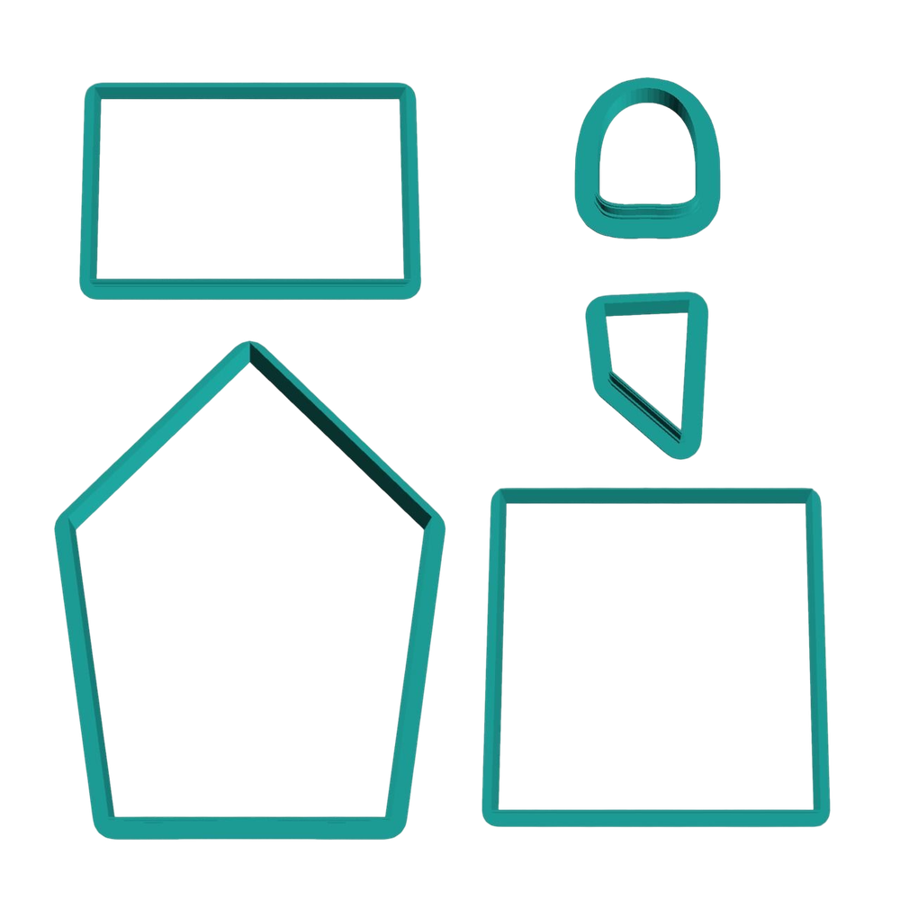 Набор форм "3D Пряничный Домик 3"