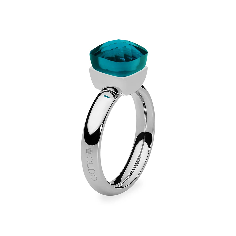 Кольцо Qudo FIRENZE 18.5 (S) Blue Zircon 107000/40-4601 18.5 размер 18,5