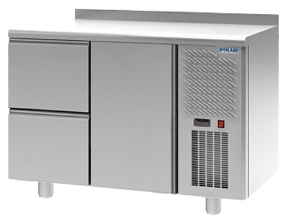 Стол холодильный POLAIR TM2-20-G с бортом